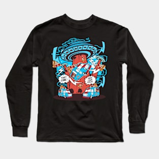 Pizza abduction Long Sleeve T-Shirt